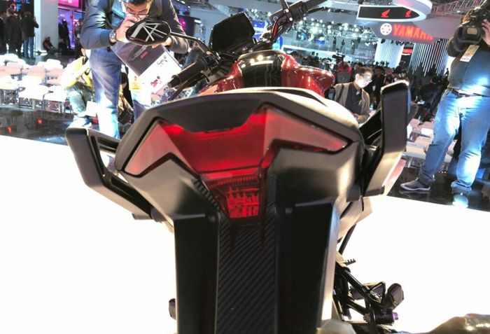 Tampilan lampu belakang