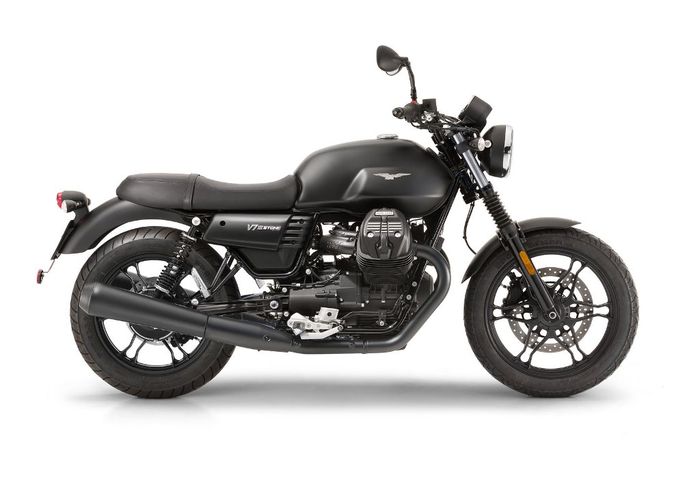 Moto Guzzi V7 III Stone dalam kondisi standar