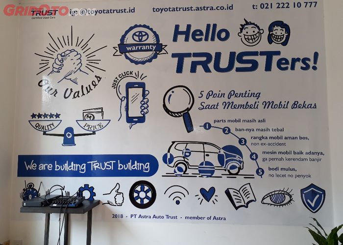 Toyota Trust memberikan harga taksiran yang lebih baik ketimbang showroom biasa