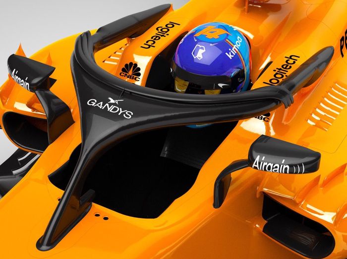Halo tim McLaren dengan sponsor Gandys