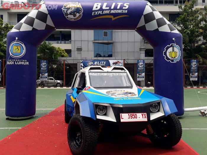 Mobil listrik Blits buah kerja sama Universitas Budi Luhur dan ITS
