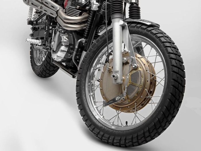 Triumph Bonneville kustom scrambler dari South Garage Co., dilansir oleh www.southgarage.com