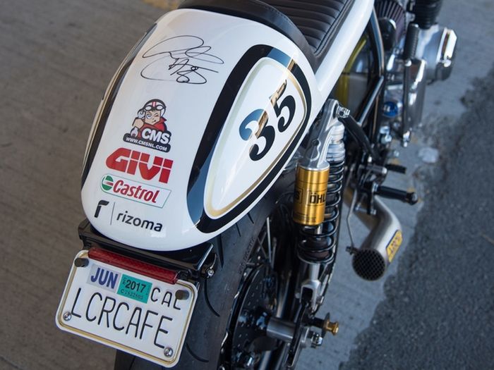 Honda CB550 &ldquo;LCRCAFE&rdquo;, tribute bike untuk tim LCR Honda dan Cal Crutchlow