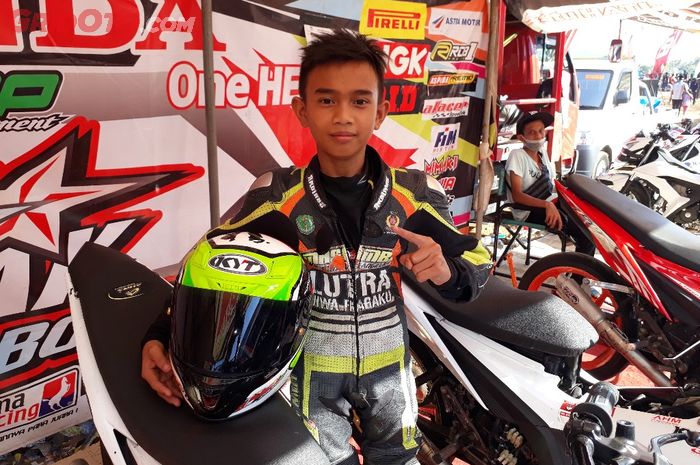 Awadh Sanjaya, pembalap termuda di gelarah Honda Dream Cup 2018 seri Pangkep