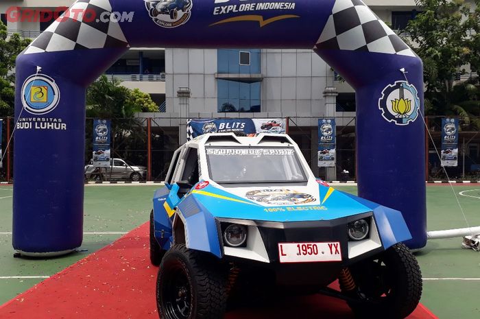 Mobil listrik Blits buah kerja sama Universitas Budi Luhur dan ITS