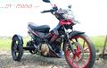 Suzuki Satria F150 Dirombak Jadi Motor Roda Tiga, Pakai Differential Gear Segala Sob!