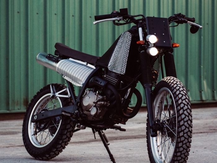 Honda NX250 custom street tracker milik Pierre-Andr&eacute; Dalcq, dilansir oleh Bikebound.com