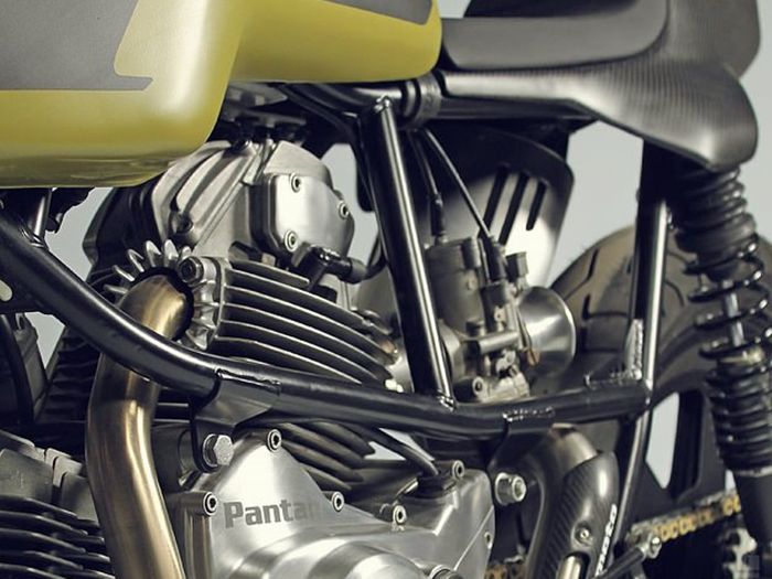 Ducati Pantah custom caf&eacute; racer dari JvB Moto, dilansir oleh Bikeexif.com
