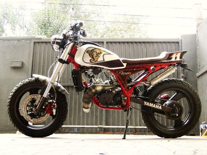 Yamaha DT180 custom street tracker milik Robinson Cristian Santos, dilansir oleh Bikebound.com