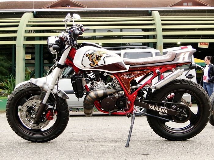 Yamaha DT180 custom street tracker milik Robinson Cristian Santos, dilansir oleh Bikebound.com