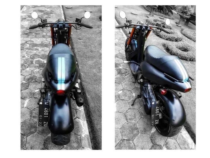 Honda Vario 110 custom matic-cafe racer besutan Jemmy Liauw