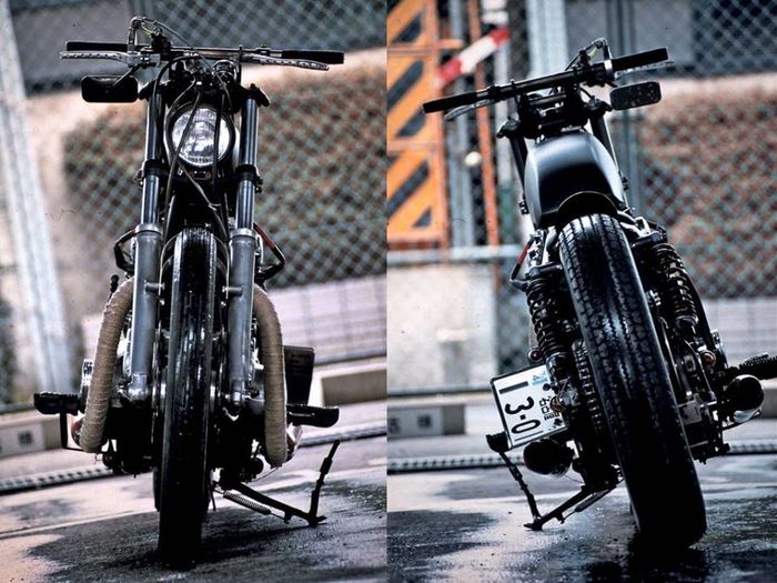 Yamaha Xs650 custom Japanese Bobber dari An-Bu Custom Motors