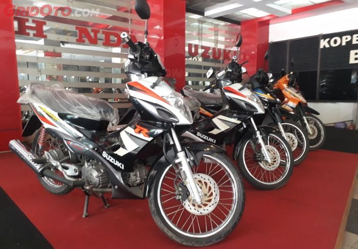 Beberapa unit Suzuki Arashi, Smash dan Shogun 125 masih dijual dengan status baru