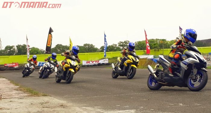 Impresi balapan Yamaha Aerox 155 Cup 2018