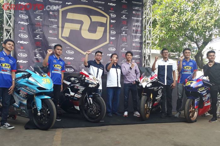 Tim balap Cargloss Racetech RRS Mandiri Private Racing Team diperkenalkan pada acara peresmian Prime Gears di Bintaro, Jakarta Selatan