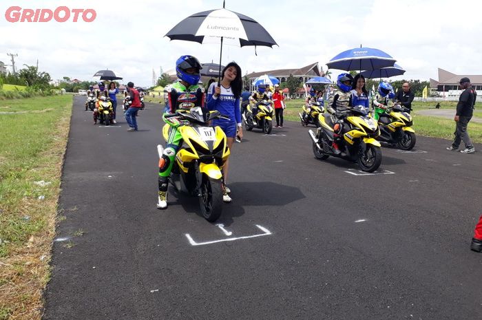 Final Yamaha Aerox 155 Cup Race 2018 dalam ajang Yamaha Cup Race 2018 gelaran Pertama di Medan, Sumatera Utara.