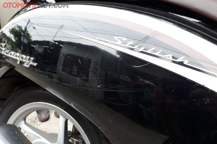 Cara hilangkan baret di bodi motor