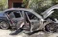 Mengenaskan, BMW Baru Habis Terbakar Gara-gara Dupa Buat Berdoa