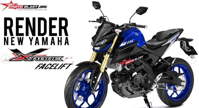 Renderan Yamaha Xabre facelift (MT-15)