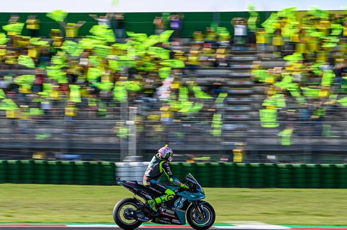 Valentino Rossi raih hasil buruk, MotoGP San Marino 2021 tetap jadi lautan bendera kuning
