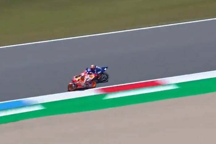 Pertarungan Maverick Vinales dan Marc Marquez di MotoGP Belanda 2018