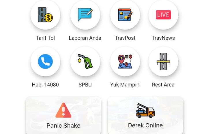 Aplikasi Travoy Jasa Marga