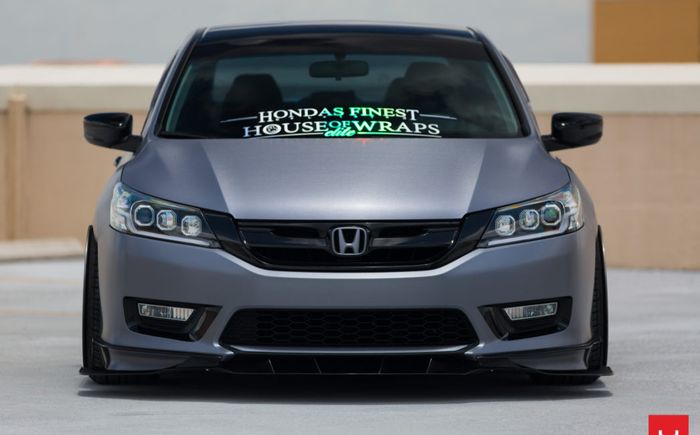 Tampilan depan modifikasi Honda Accord USDM bergaya elegan