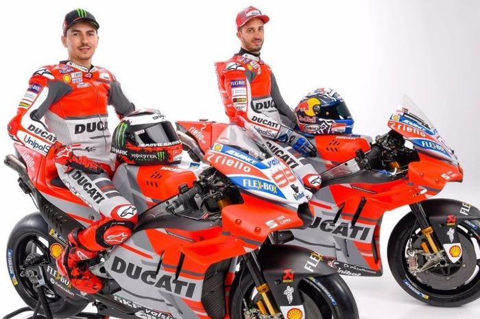 Jorge Lorenzo dan Andrea Dovizioso baru kali ini datang ke Jakarta berbarengan