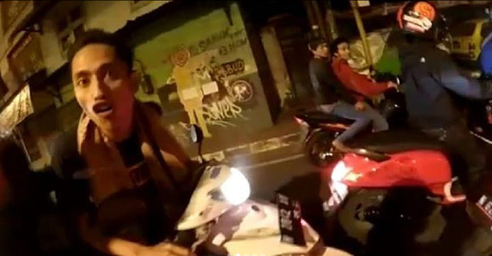 Oknum pemukulan rider GSX-R150