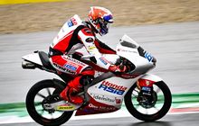 Hasil FP1 Moto3 Austria 2022 - Mario Aji Lumayan Cepat di Lintasan Basah, Murid Valentino Rossi Terdepan