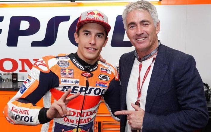 Marc Marquez dan Mick Doohan di MotoGP Australia 2018