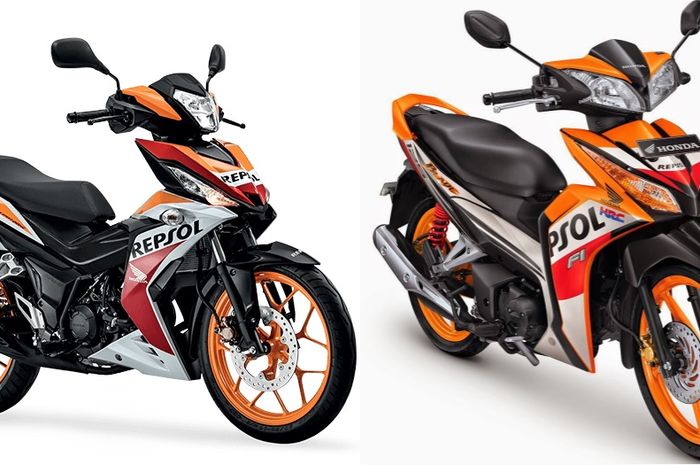 Honda New RS150R dan New Honda Blade 125 FI Repsol edition