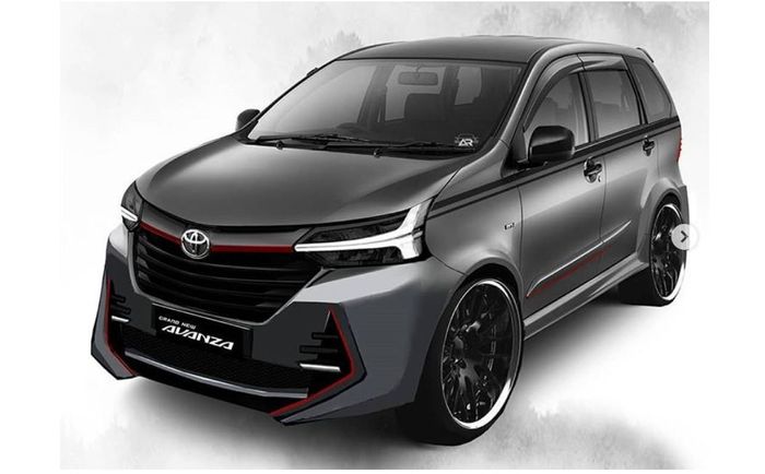 Modifikasi digital Toyota Avanza dengan aura mobil Eropa