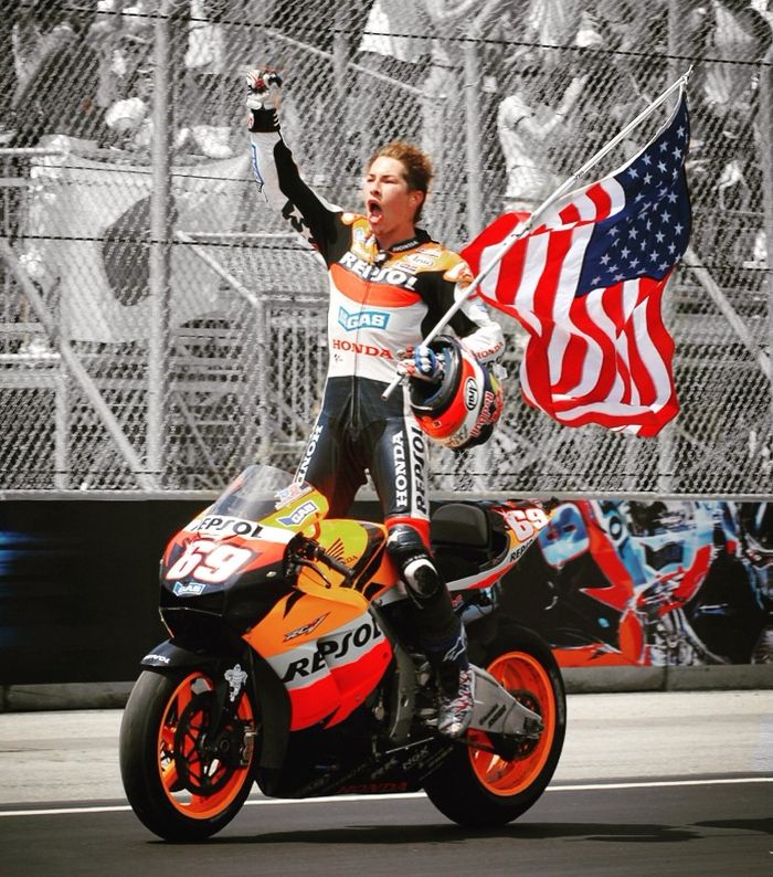 Nicky Hayden meraih kejayaannya di MotoGP bersama tim Repsol Honda, juara dunia pada 2006