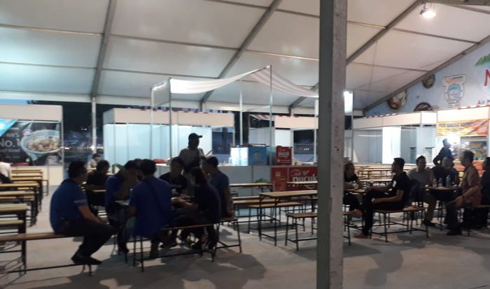 Kantin dibelakang venue GIIAS 2019 di ICE BSD