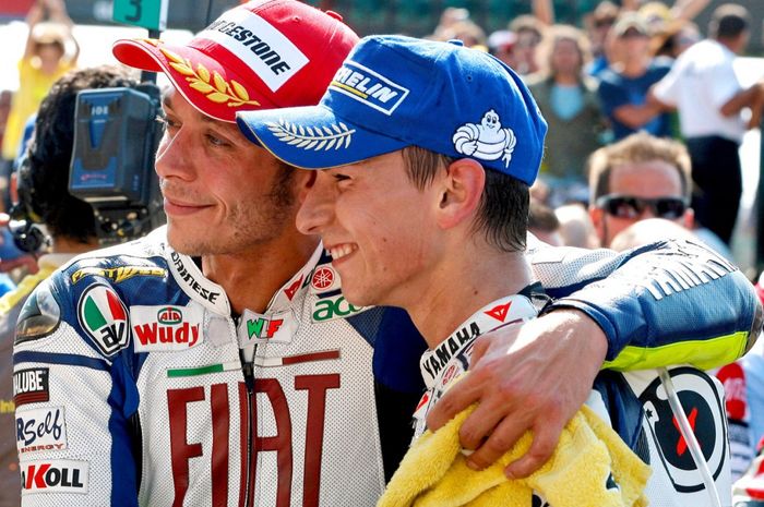 Valentino Rossi dan Jorge Lorenzo ketika di Yamaha, banyak kenangan manis dan pahit diantara keduanya
