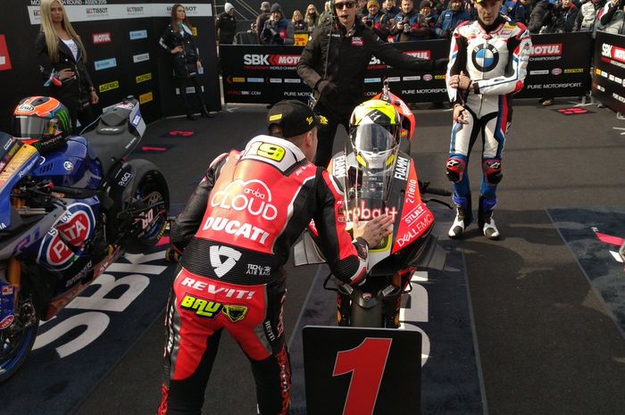 Alvaro Bautista raih waktu tercepat pada Superpole WSBK Belanda