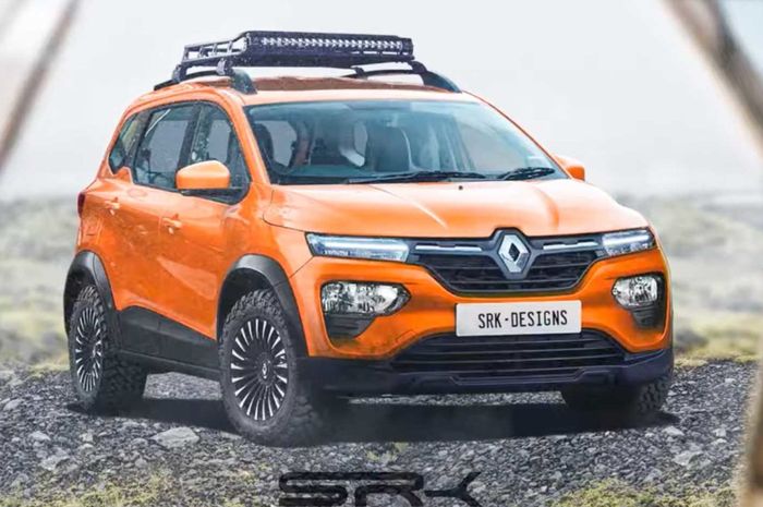 Modifikasi digital Renault Triber bergaya adventure