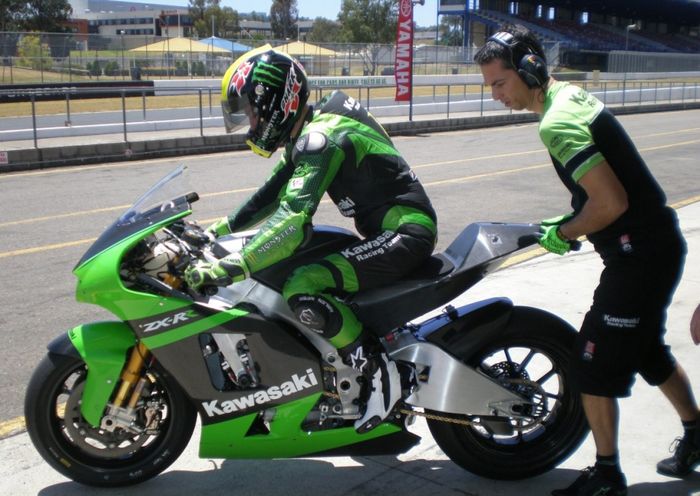Olivier Jacque menjadi salah satu pembalap Kawasaki terbaik di MotoGP