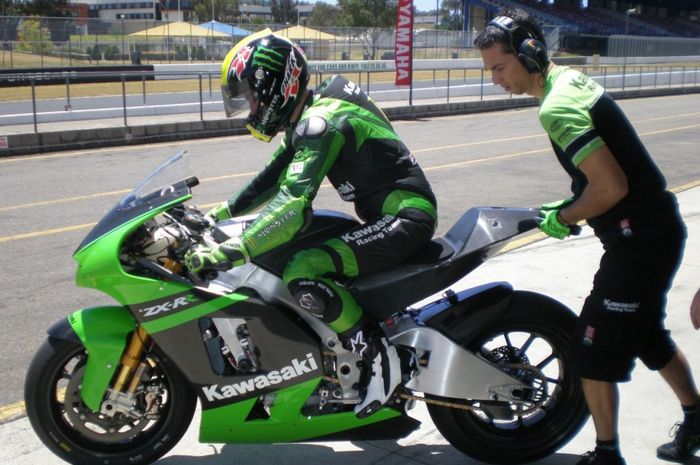 Olivier Jacque menjadi salah satu pembalap Kawasaki terbaik di MotoGP