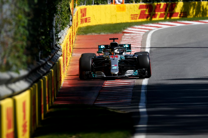 Lewis Hamilton di GP F1 Kanada 2018