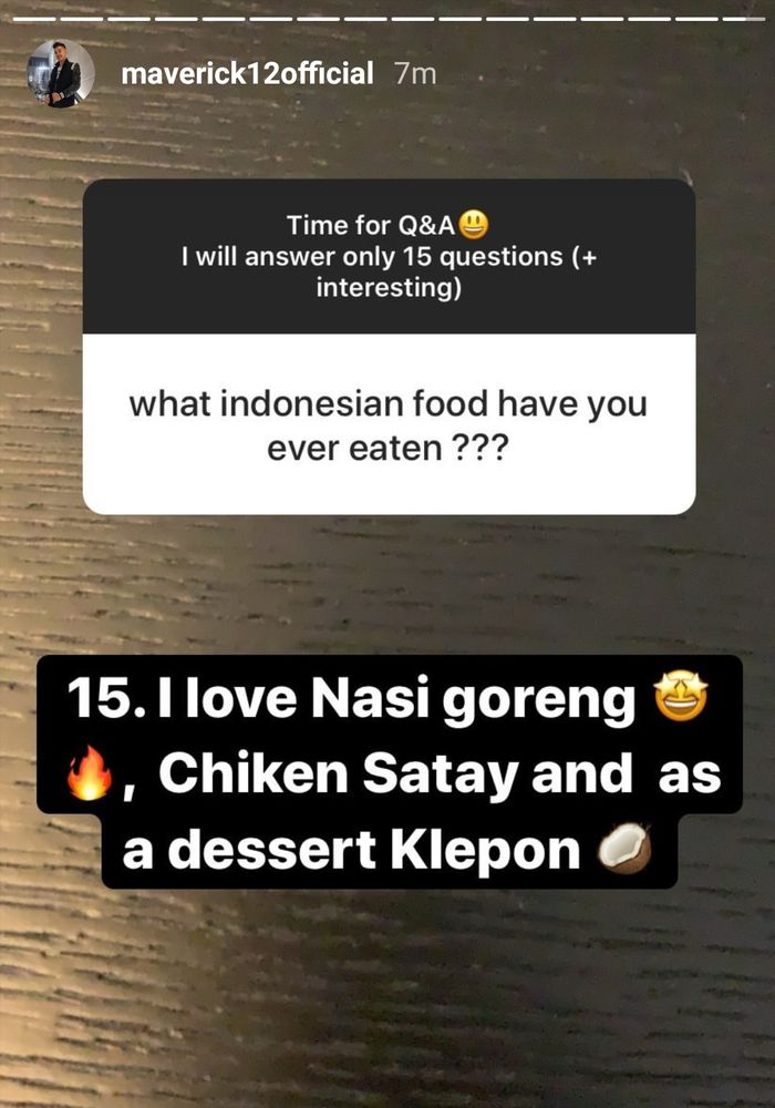 Tidak disangka, Maverick Vinales ternyata suka nasi goreng da sate ayam