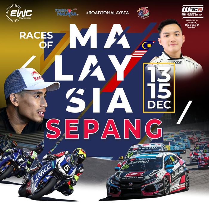 Hafizh Syahrin (kiri) akan tampil di negaranya dalam balap motor ketahanan Sepang 8 Jam