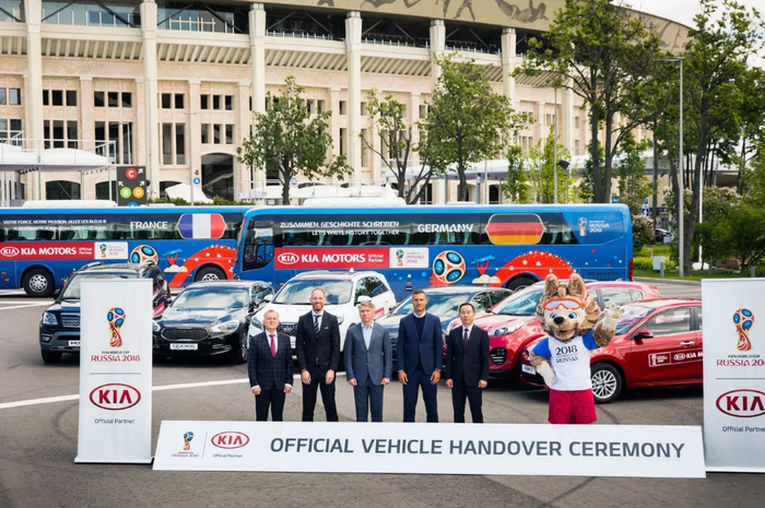 KIA menjadi penyedia transportasi selama gelaran Piala Dunia 2018