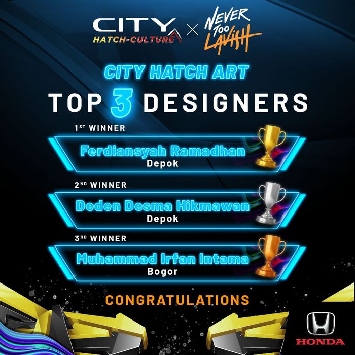 Ini 3 Pemenang Kompetisi City Hatch Art