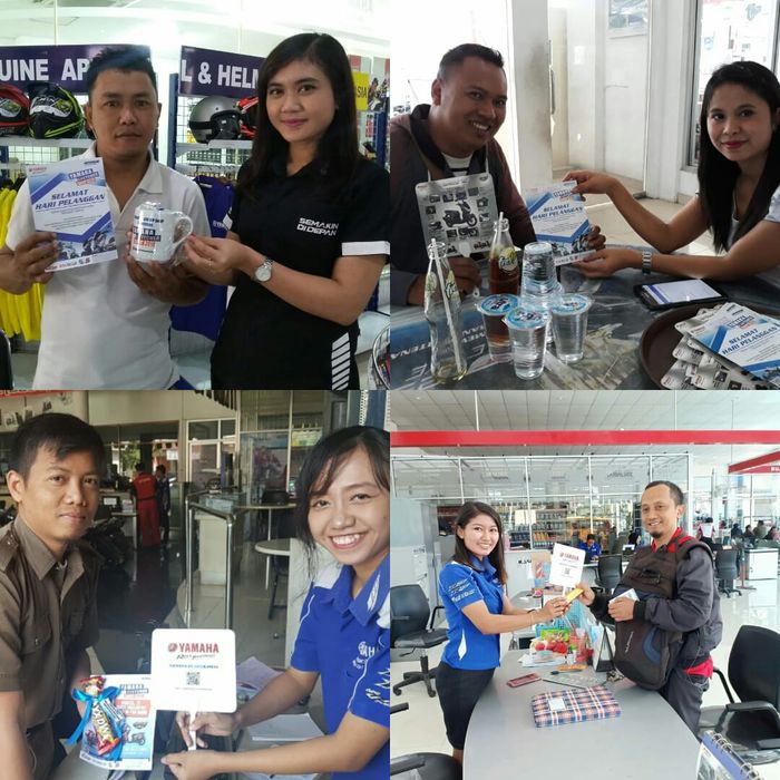 Yamaha Jateng &amp; DIY memberi kejutan bagi konsumen yang datang ke dealer