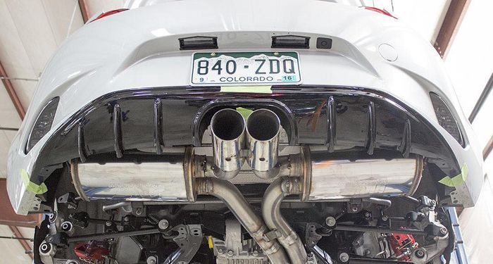 Mazda MX-5 juga dipasangi knalpot custom 