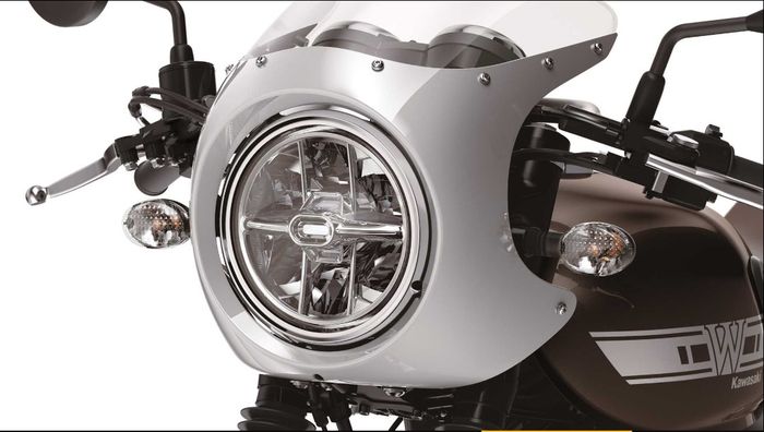 Headlamp anyar LED dengan cover ala cafe racer