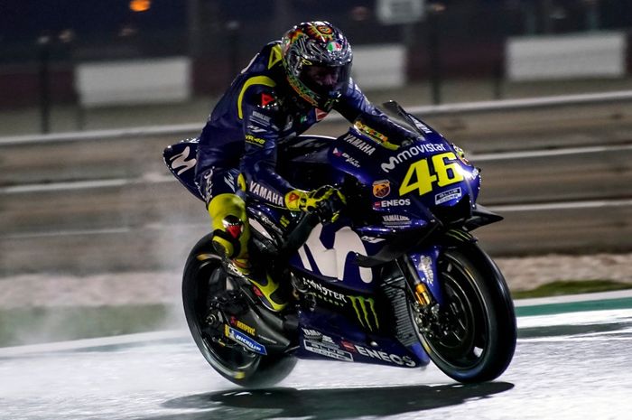 Valentino Rossi tembus dua besar terkencang di tes pramusim MotoGP Qatar mengaku optimistis