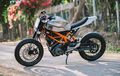 KTM Duke 390 Sangar Bergaya Tracker, Tangkinya Pakai Punya Ninja 250